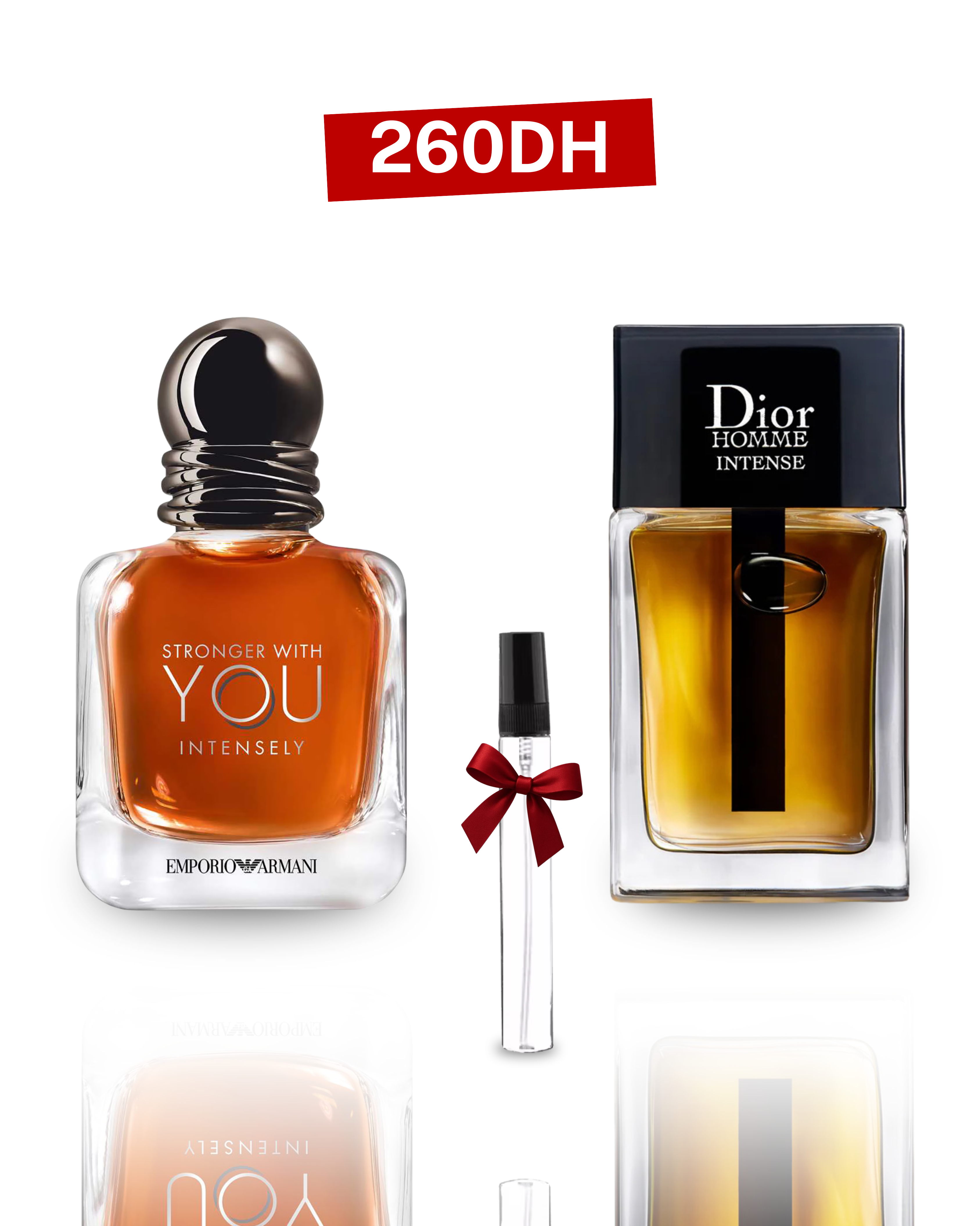 Stronger With You Intensely 10ml + Dior Homme Intense 10ml + 10ml Gratuit