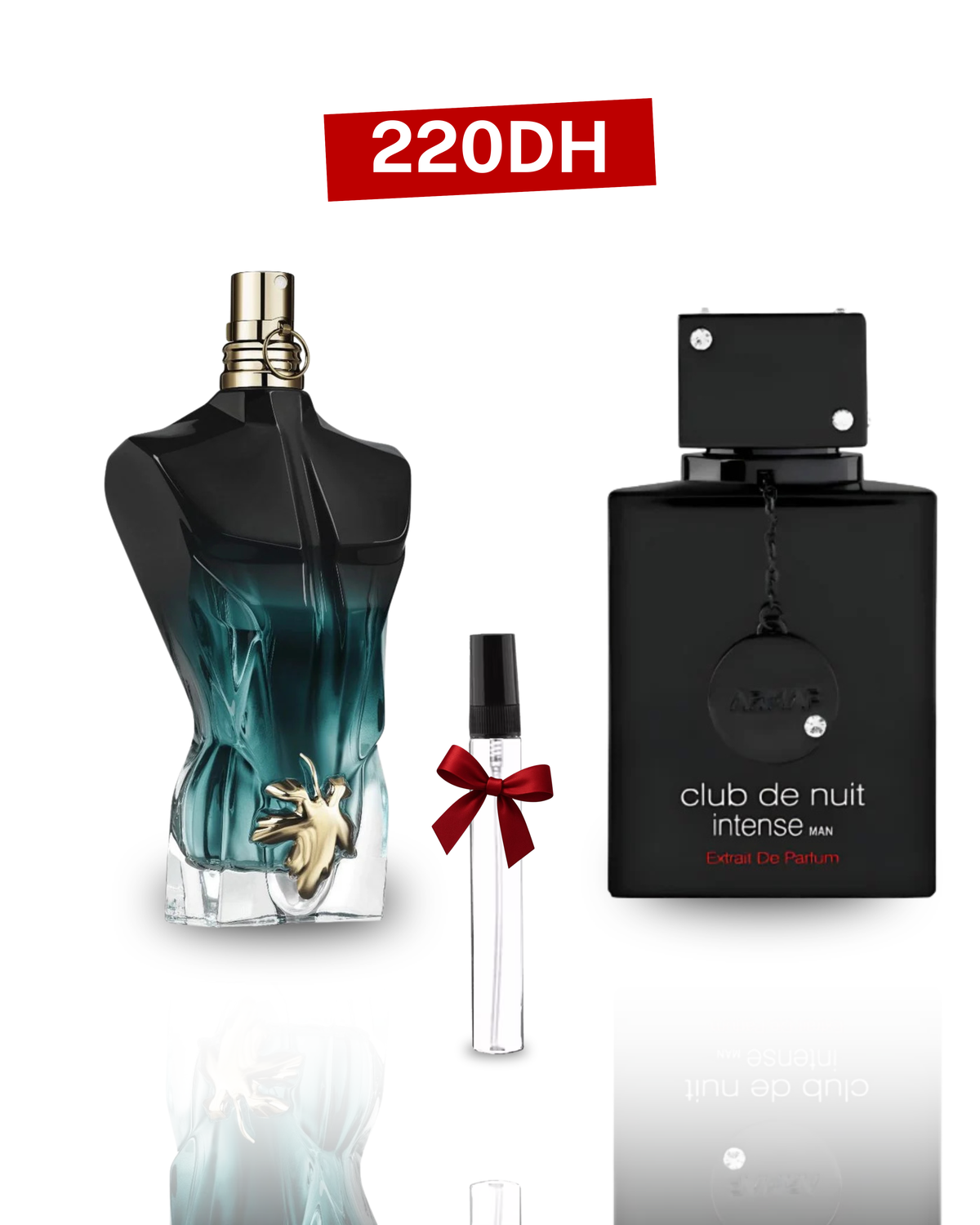 Le Beau Le Parfum 10ml + Club de Nuit Intense Man 10ml + 10ml Gratuit
